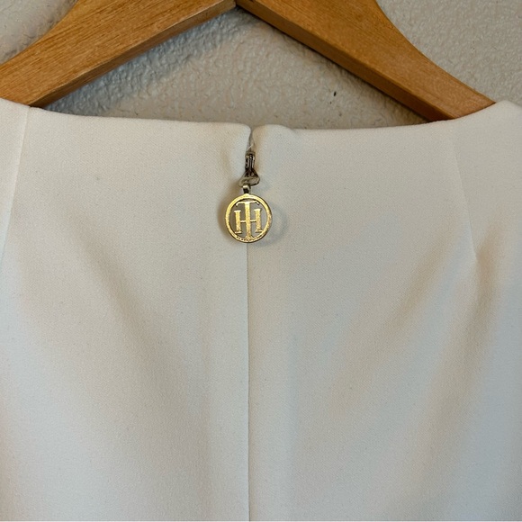 TOMMY HILFIGER | Women's Colorblocked Scuba Crepe Sleeveless Dress 8 NWOT - Picture 4 of 5